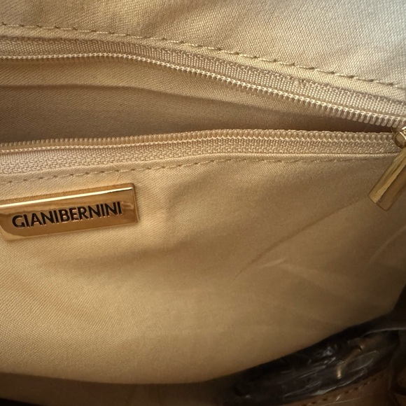 Giani Bernini Festive Brown Satchel - Picture 3 of 4